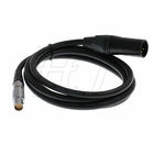 cable électrique épique ROUGE de Pin du câble XLR 4 de caméra d'écarlate de 1.5m à Pin 1B 6 femelle de Lemo