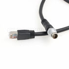 M12 8 mâle de Pin Xcode au câble Ethernet flexible de RJ45 TAIYO, câble Cat6 flexible protégé