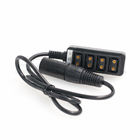 4 Pin XLR au cable électrique de caméra de robinet de 4 ports D pour le moniteur ROUGE de logique de la caméra TV d'ARRI