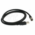 12V USB au cable électrique de 4 bornes Hirose pour des dispositifs de bruit du bourdonnement F4 F8 688 663 Pix240
